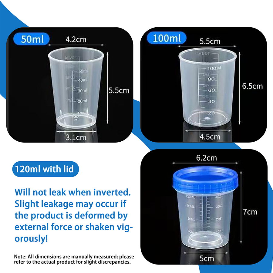 30ml-2000ml 耐久性のある PP 計量カップ